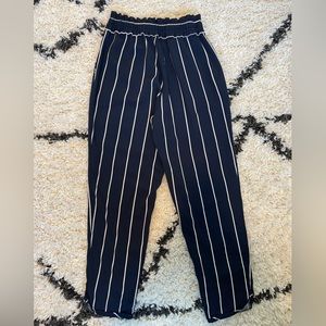 High Waisted Striped Jogger Pants - Zara